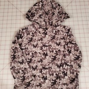 Pixelated camo hoodie